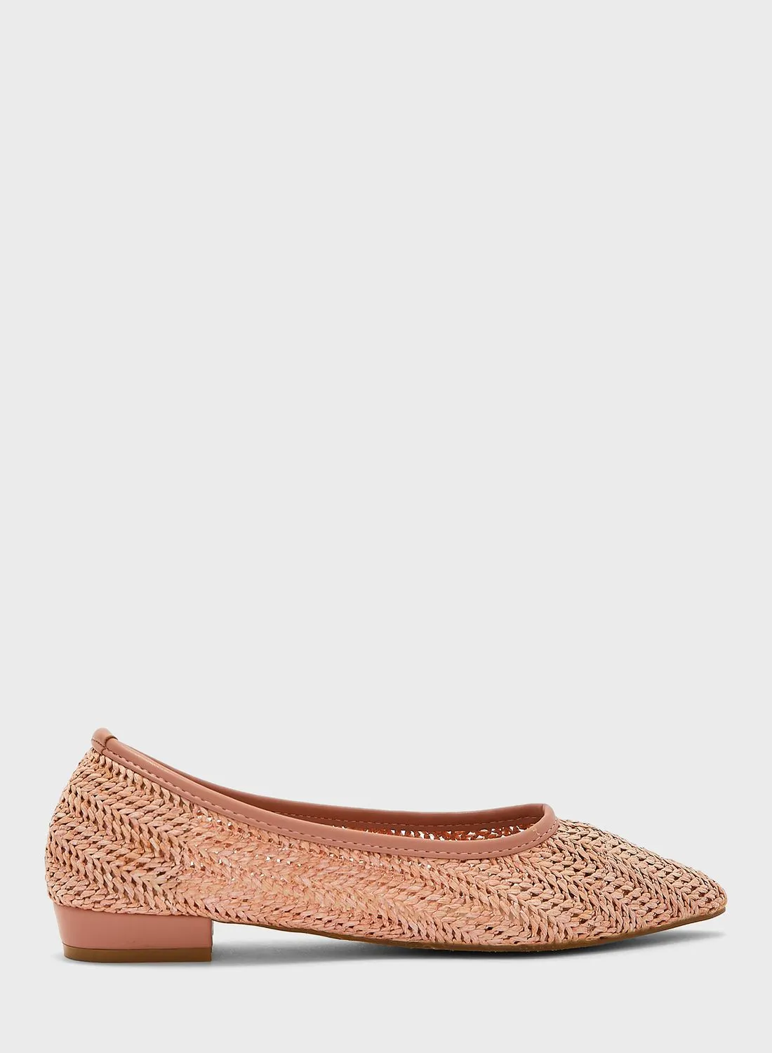 ELLA Raffia Pointed Ballerina