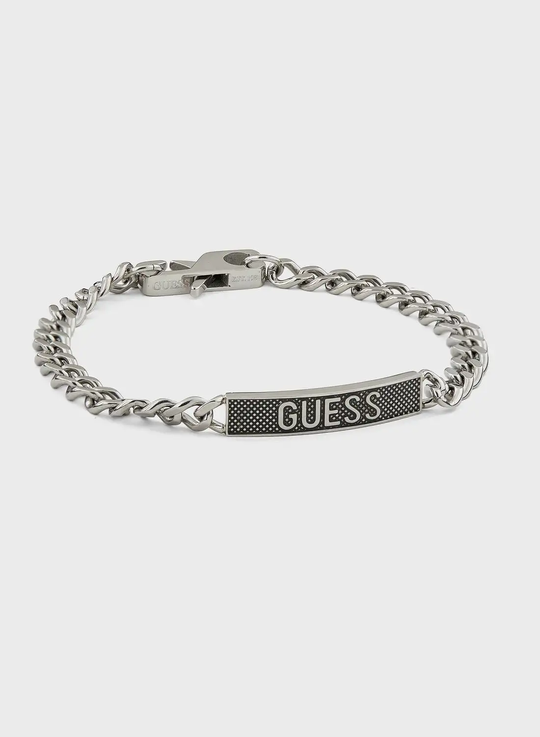 GUESS Textured Tag Bracelet