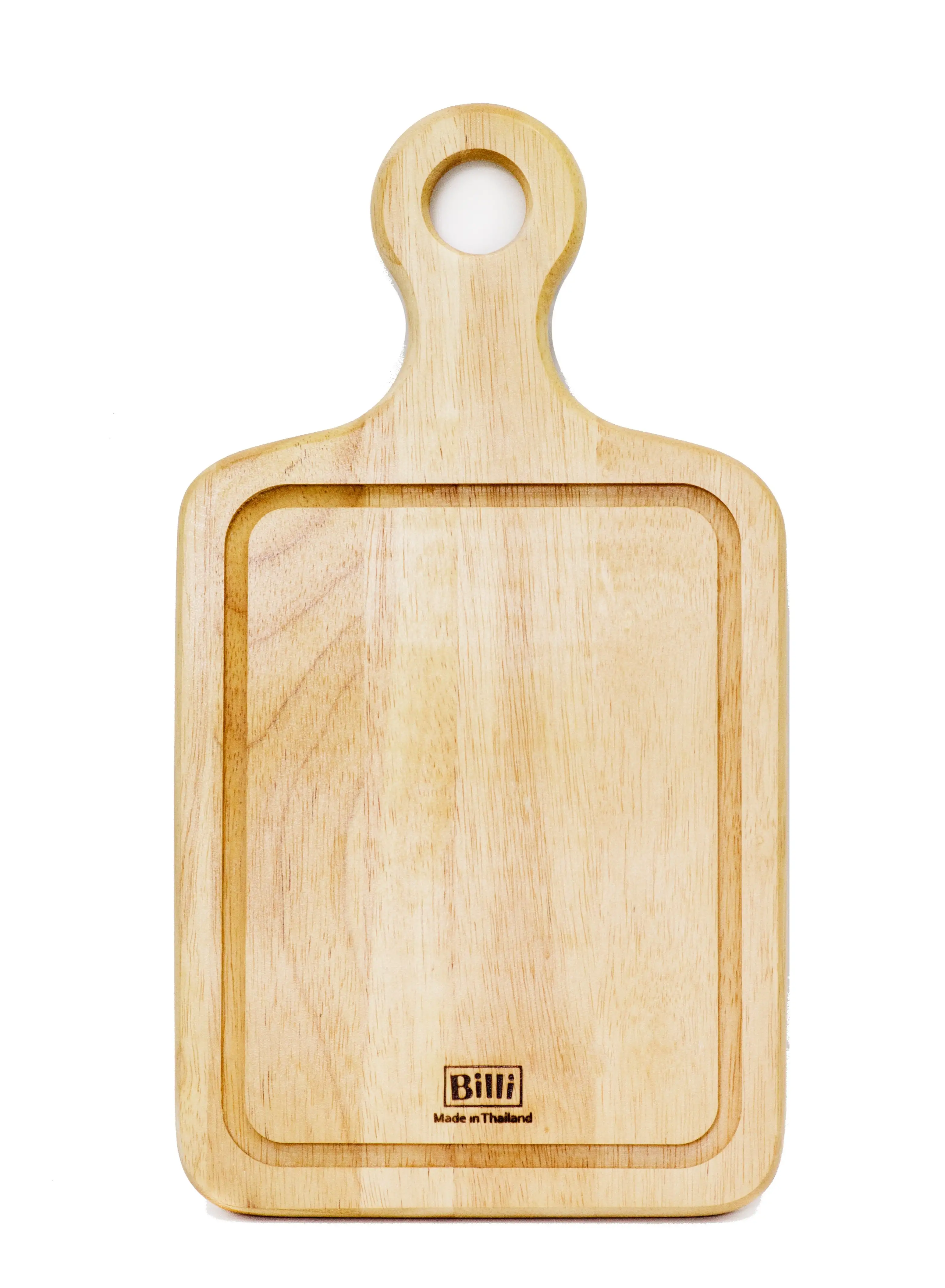 BILLI Natural wooden Cutting Board with Handle 19 X 35 X 1.5 cm