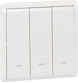 Schneider Electric Pieno, 3 Gang, Switch, 16AX 250V, White, E8233L2F20