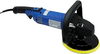 VTOOLS 1300W 180MM Electric Polisher, 600 Up to 3300RPM, With 7 Variable Speed And Detachable Handle, Perfect For Car And Boat Polishing, Blue, VT1601