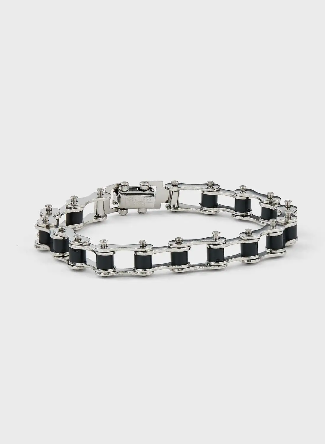 Seventy Five Interlink Stainless Steel Bracelet