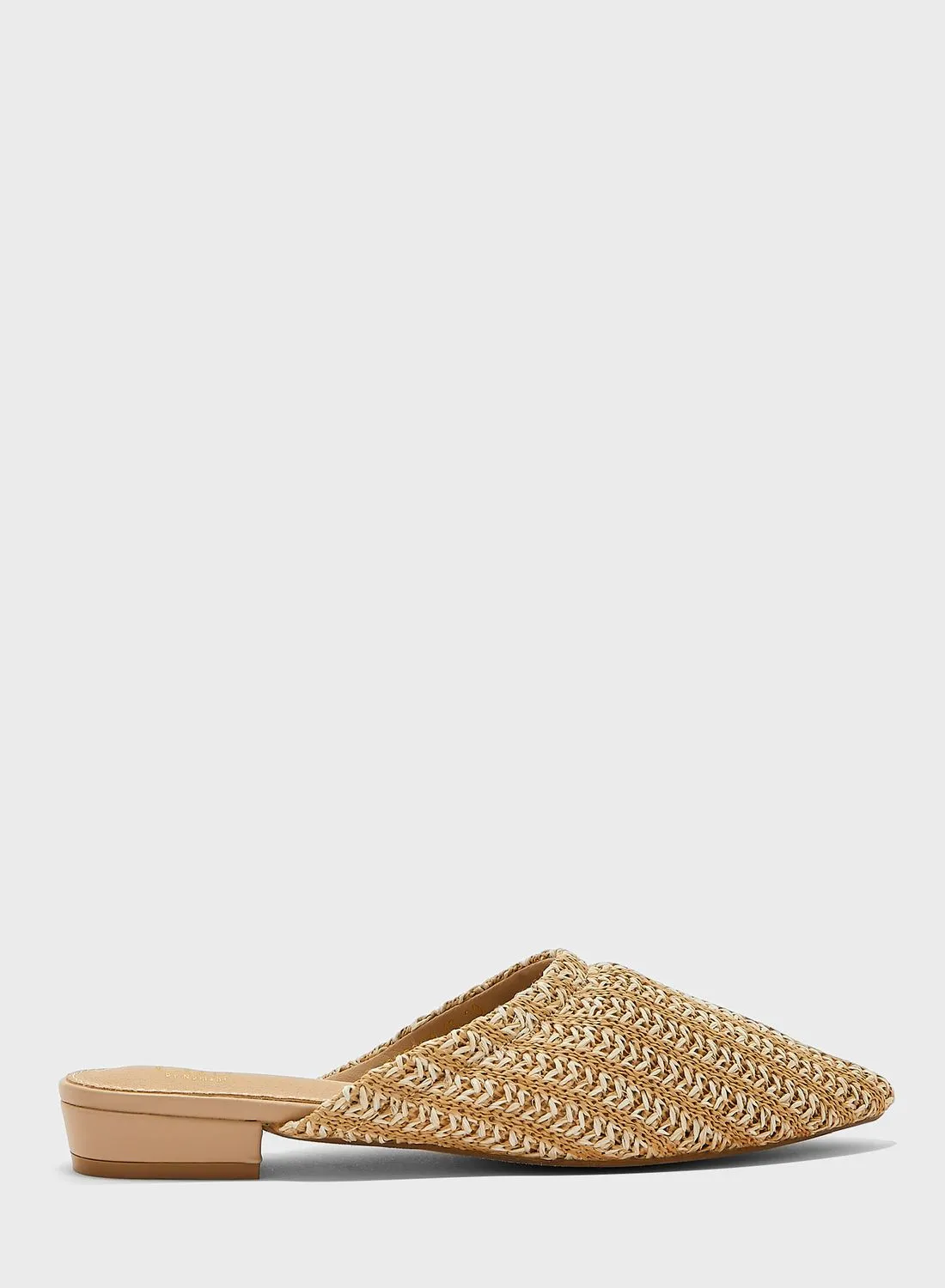 ELLA Raffia Slip Ons