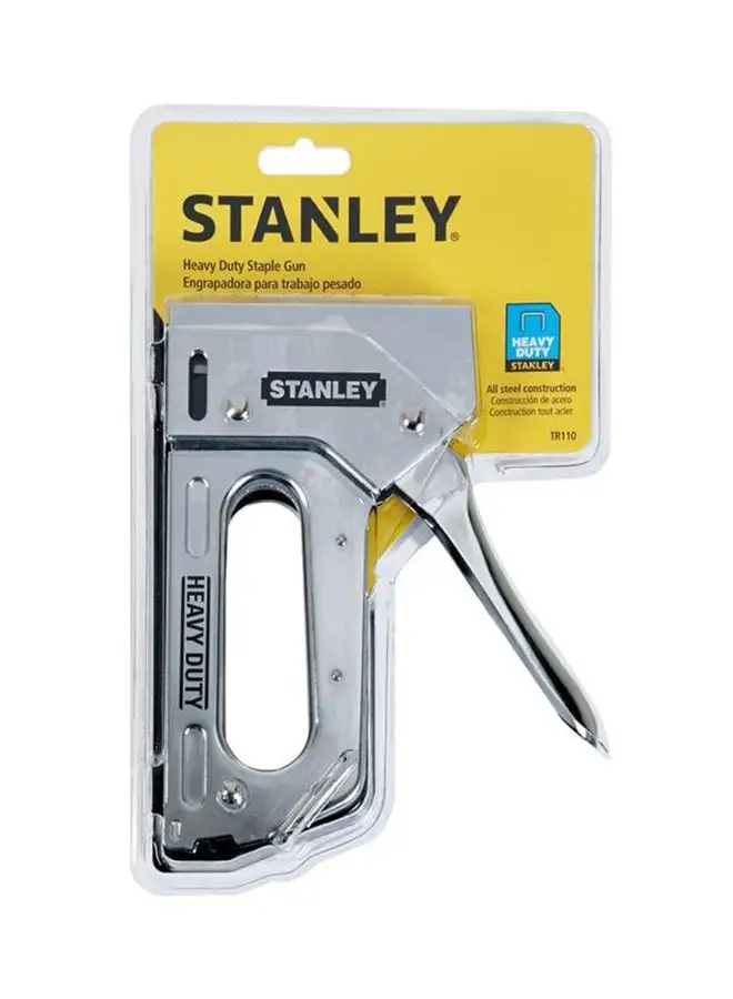 Stanley TR110 Heavy Duty Staple Gun Silver