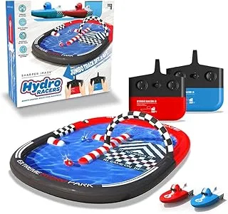 Sharper Image Remote Control Hydro Park Racers With Pool, Challenge Dual Player RC Toy for kids 8+, Outdoor or Indoor