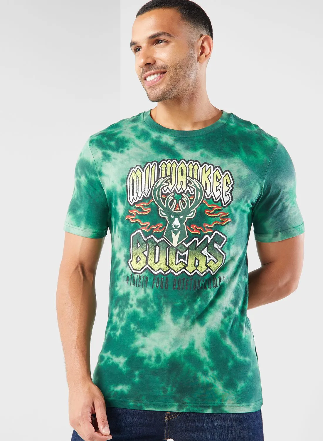 تي شيرت Outerstuff Milwaukee Bucks School of Rock