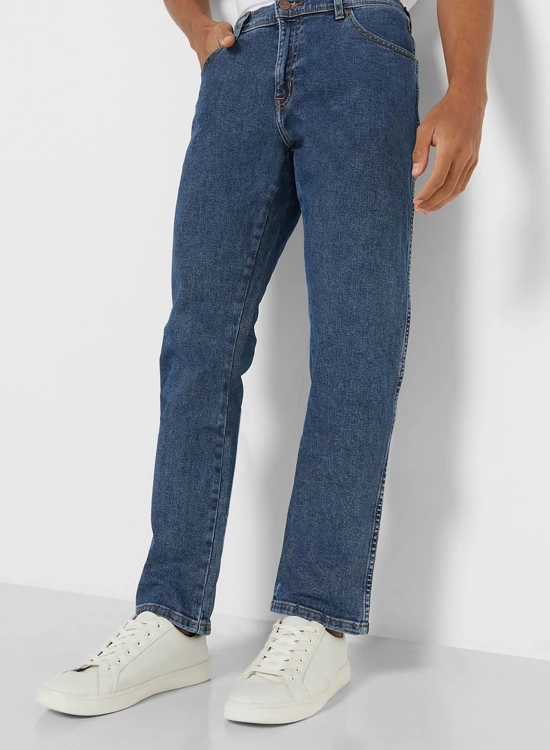 Wrangler Mid Wash Slim Fit Jeans