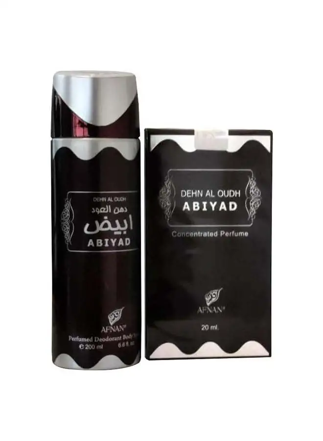 Afnan Dehn Al Oudh Concentrated Perfume Oil, 20 Ml And Deo Set 200Ml