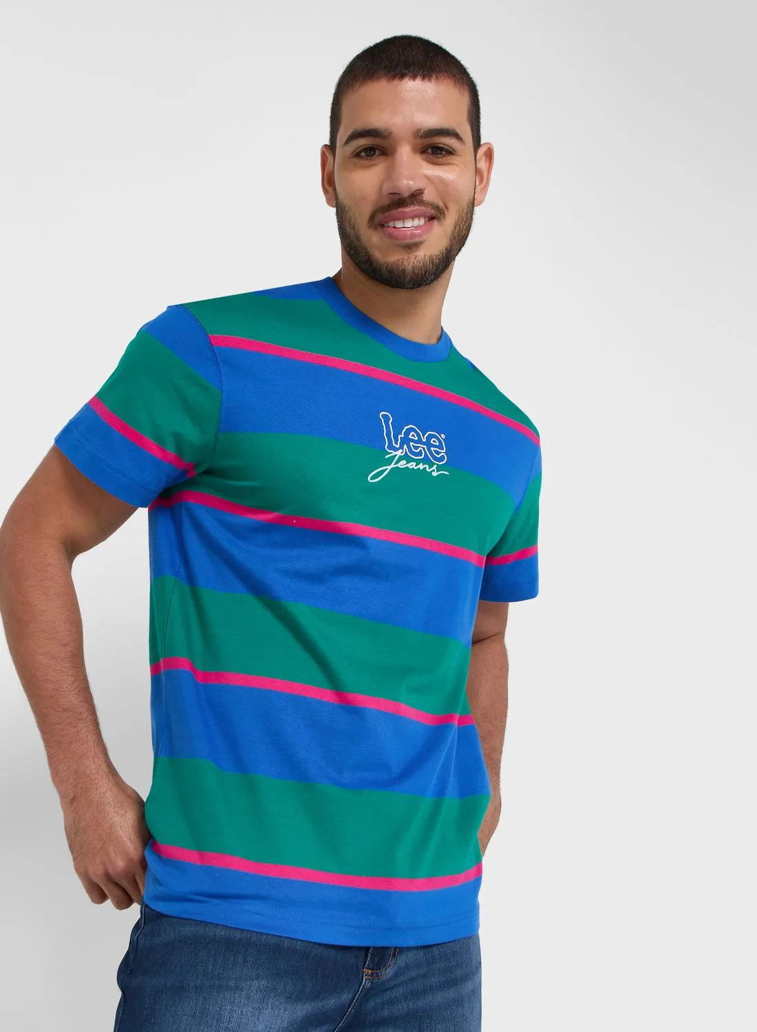 LEE Color Block Crew Neck T-Shirt