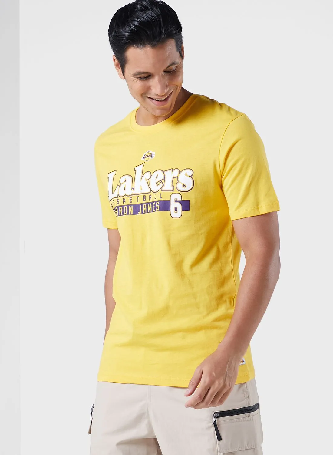 تي شيرت Outerstuff NBA Lebron James Los Angeles Lakers Glow Up