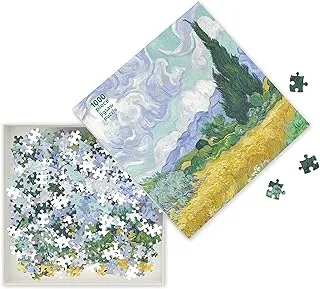 Adult Jigsaw Puzzle Vincent van Gogh: Wheatfield with Cypress: 1000-Piece Jigsaw Puzzles