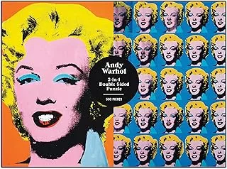 Warhol Marilyn 500 Piece Double Sided Puzzle