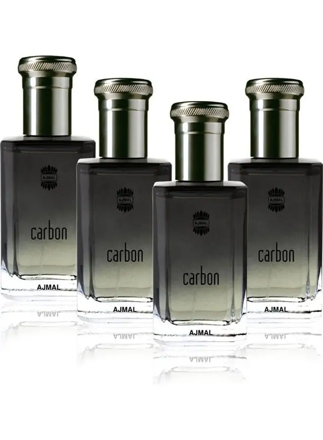 Ajmal Pack of 4 In 1 - Carbon Body Spray 4 x 100ml 4*100ml