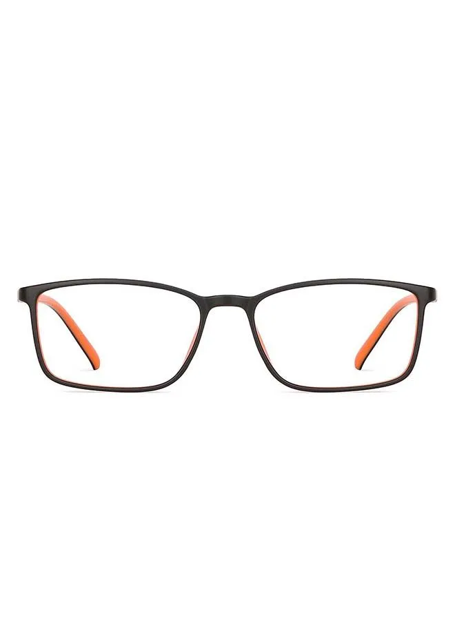 Lenskart Blu Zero Power Full Rim Bluecut & Antiglare Rectangle Shape Computer Eyeglasses LB E13527 - 53mm - Black