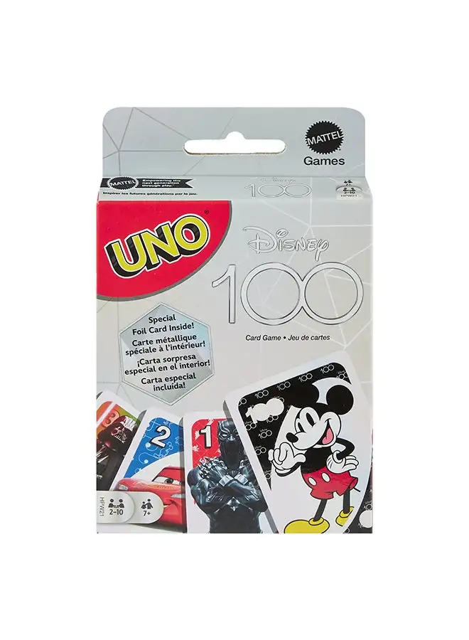 MATTEL Uno Disney 100