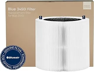 Blueair Genuine Replacement Filter, Particle + Carbon Filter, Compatible with Blue 3450i - 110412.