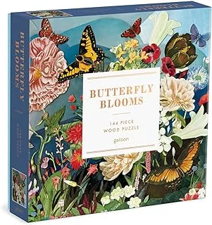 Butterfly Blooms 144 Piece Wood Puzzle