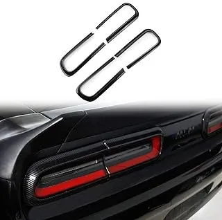 Fit for Challenger taillight Cover Trim Carbon Fiber Accessories for Dodge Challenger 2015 up