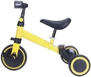 Vital 3 In 1 Kids Tricycles For 1.5-4 Years Old Kids Trike 3 Wheel Bike Boys Girls 3 Wheels Toddler Tricycles TO-80004 (Yellow)