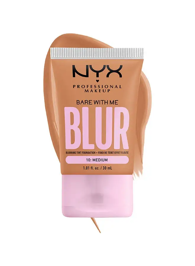 NYX PROFESSIONAL MAKEUP Bare With Me Blur Tint Foundation - Medium