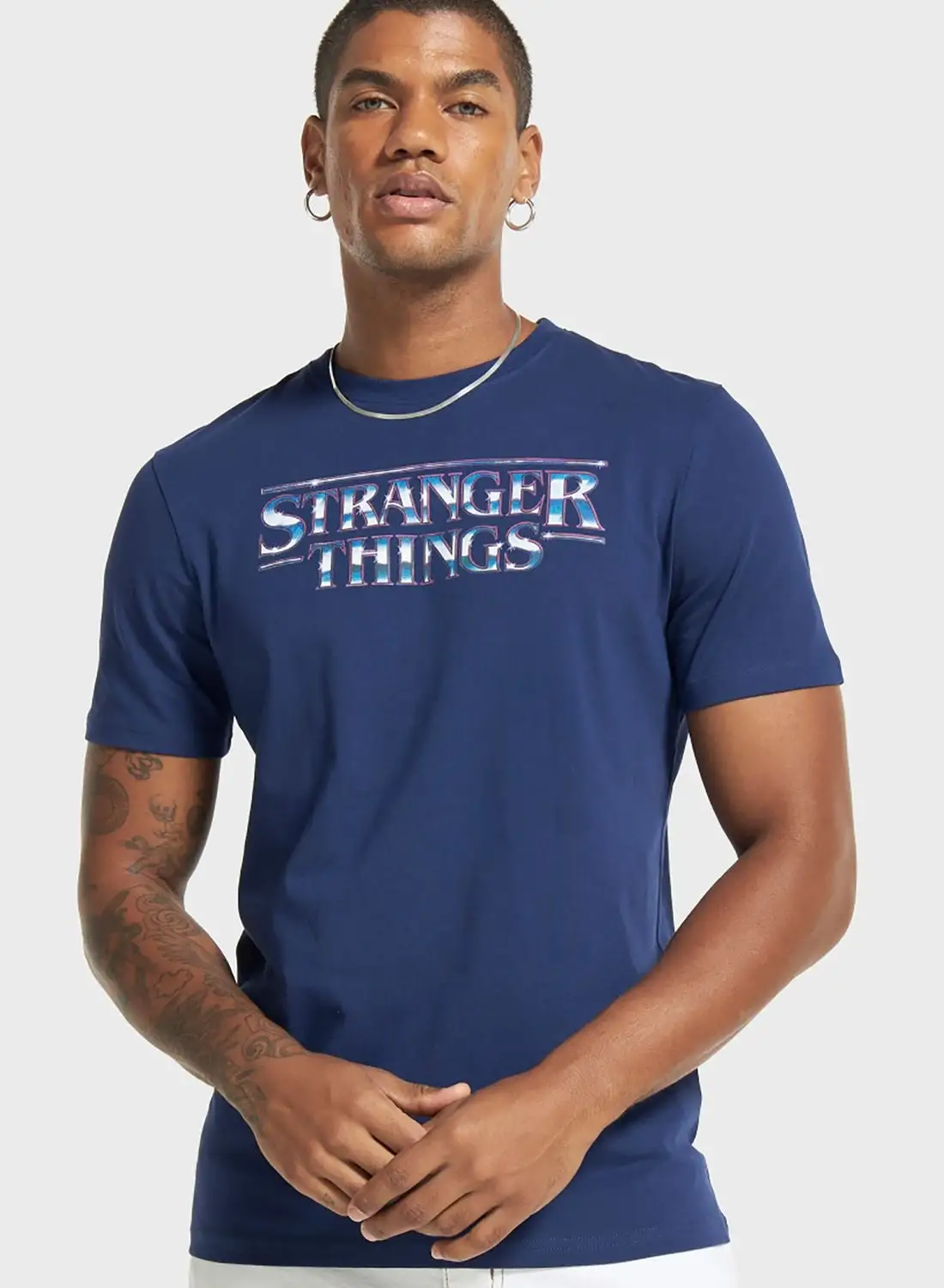 SP Characters Stranger Things Print T-Shirt