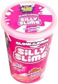 Slime Time Glow In The Dark Scented Silly Slime Single Can, Stretch It, Squish It, So Slippery & Gooey