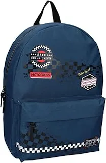 Skooter Boy's Backpack Wild Race [Blue, 39 cm], Multicoloured, 6 UK