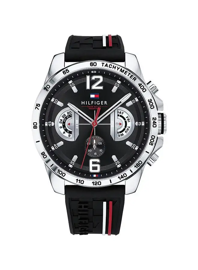 TOMMY HILFIGER Men's Decker Black Dial Watch - 1791473