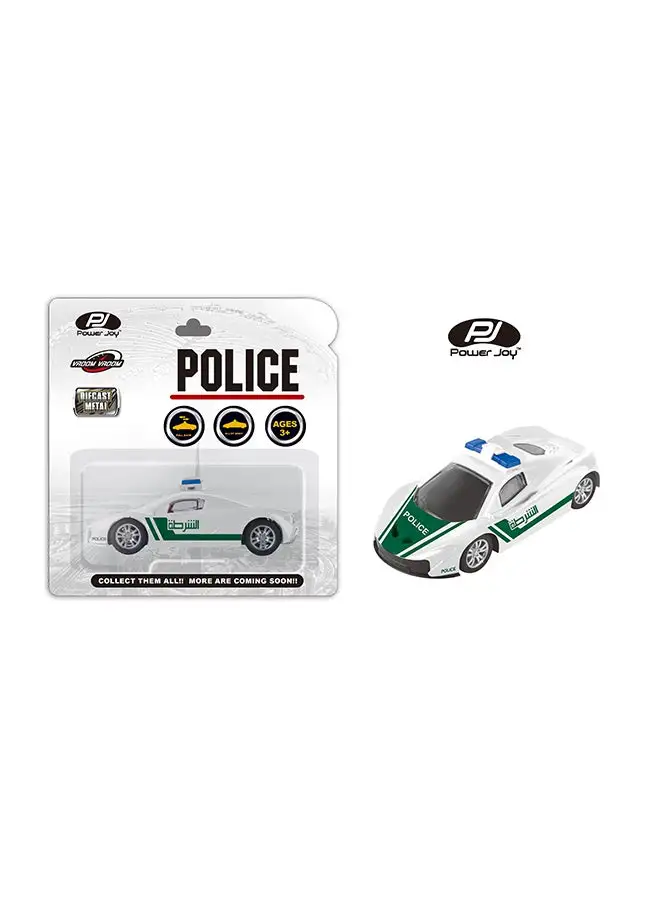 Power Joy Die Cast Dubai Police Car 1 Pc