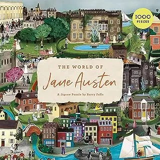 The World of Jane Austen: A Jigsaw Puzzle with 60 Characters and Great Houses to Find