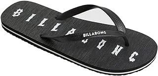 Billabong Shadow Cut Thongs Sandal for Men, Size 12, Black