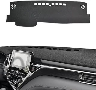 POSAID Dashboard Dash Cover for Honda Camry 2023 2022 2021 2020 2019 2018 Dash Mat Dashboard Cover Carpet Custom Fit Camry 2018-2023, Black Trim