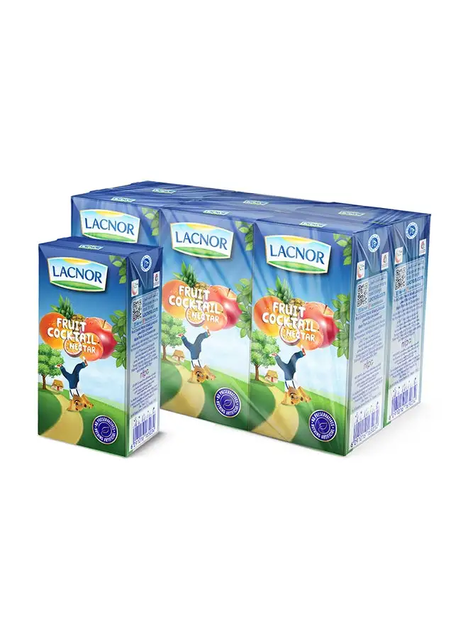 Lacnor Fruit Cocktail Nectar 125ml Pack of 6