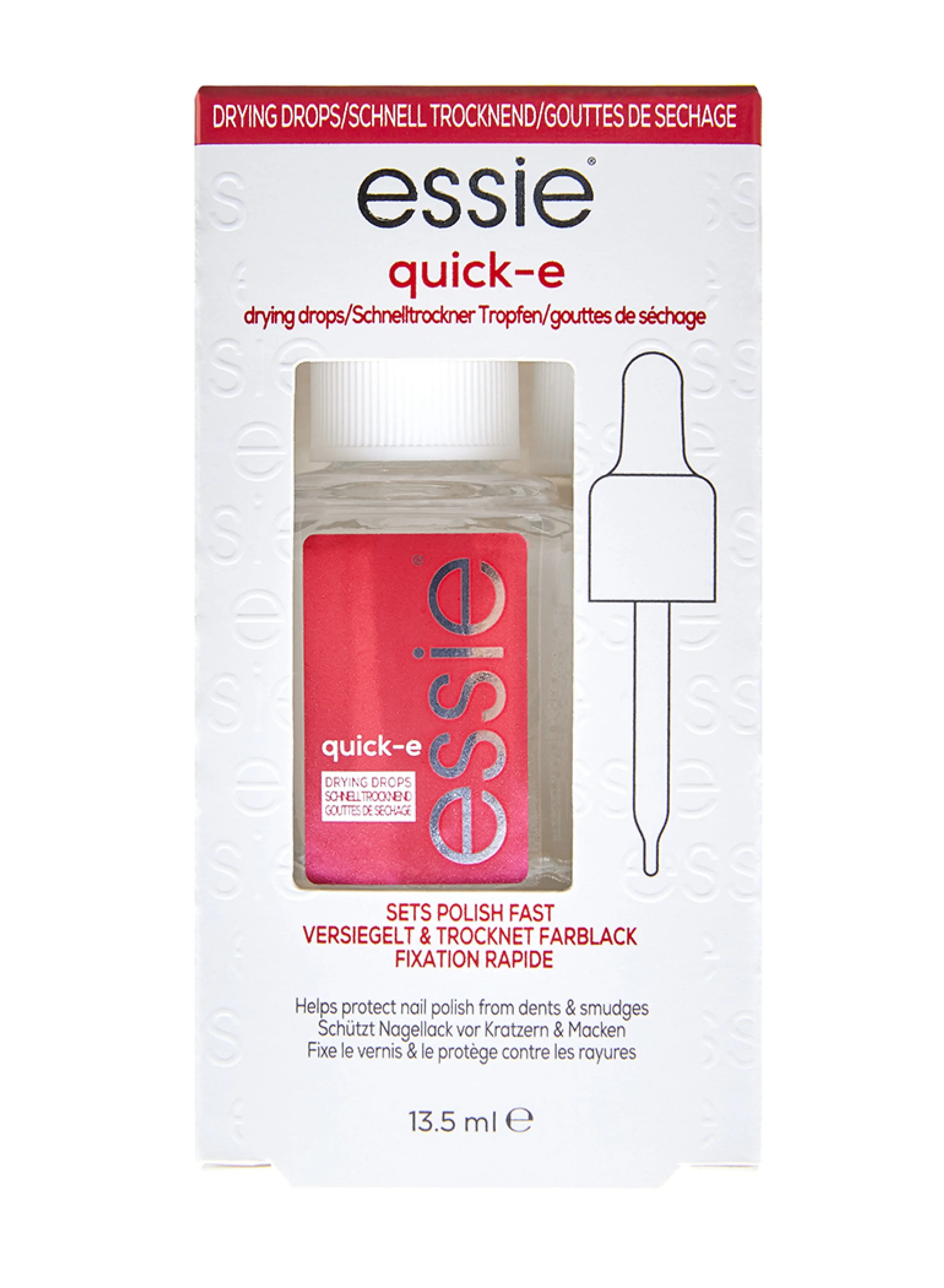 essie® Quick-E ، قطرات سريعة الجفاف لطلاء الأظافر ، 13.5 مل