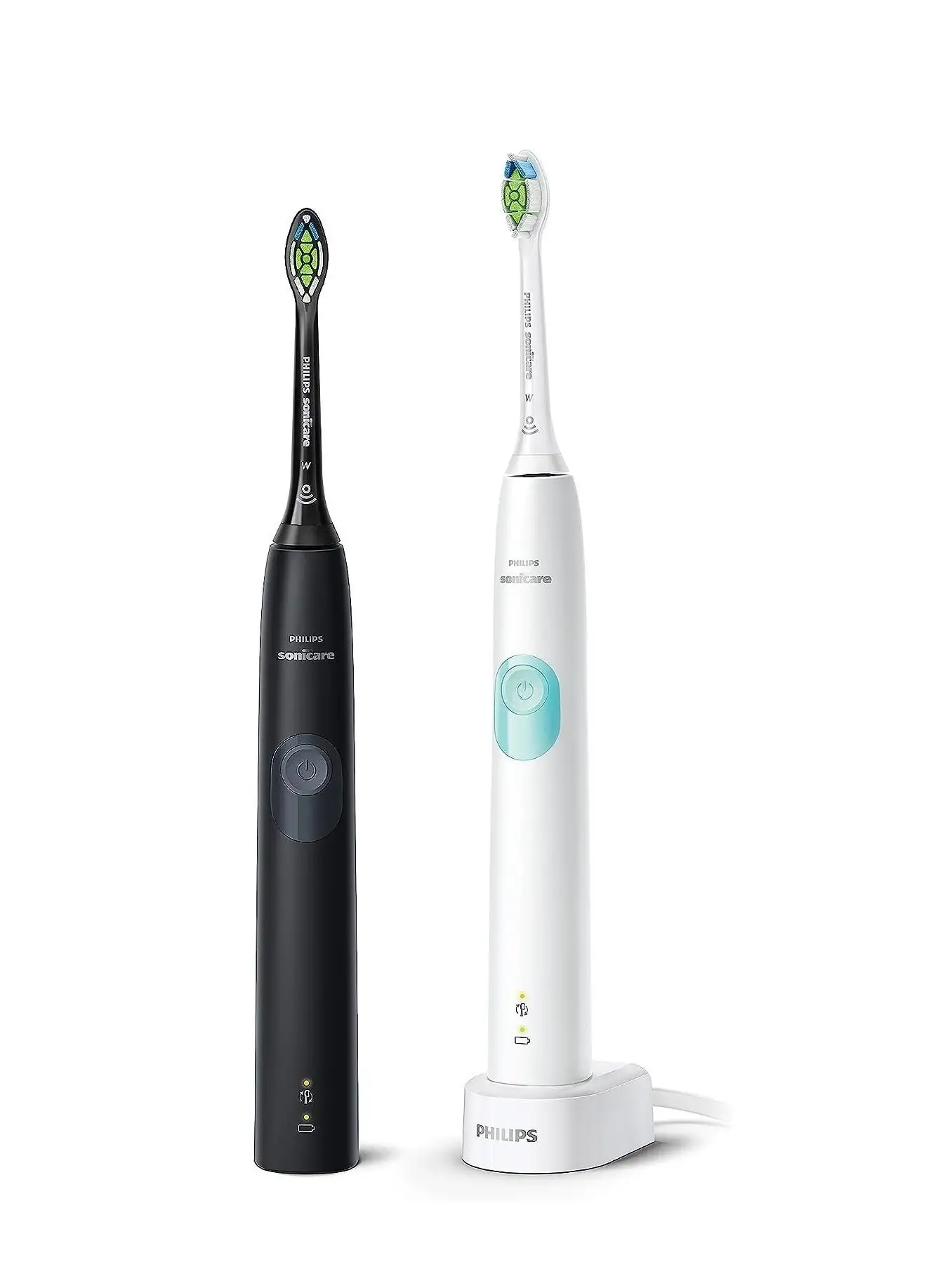 PHILIPS SONICARE Protective Clean Dual Pack HX6450/05, White And Black Certified UAE 3 Pin