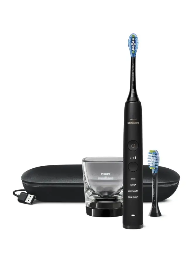 PHILIPS SONICARE Diamond Clean Smart Black HX9913/18, Certified UAE 3 Pin