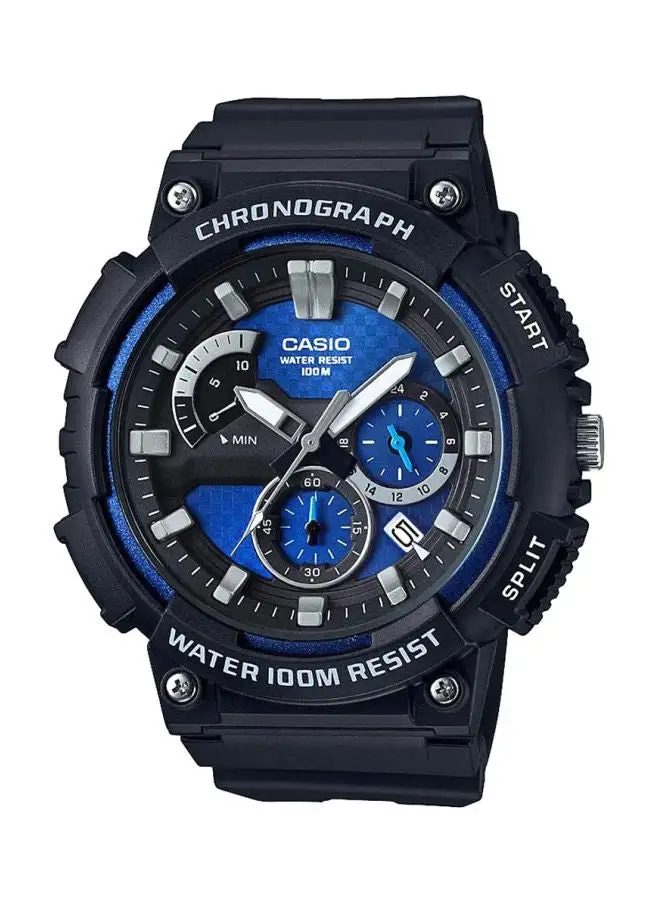 CASIO Men's Youth Series Chronograph Watch MCW-200H-2AVDF - 56 mm - Black