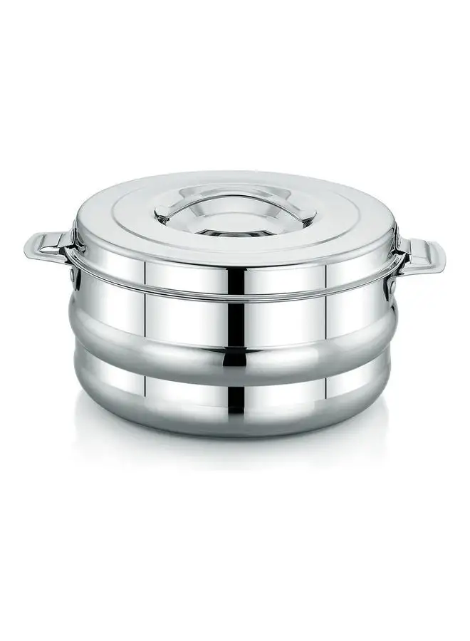 Royalford Galaxy Double Wall SS Hot Pot Silver