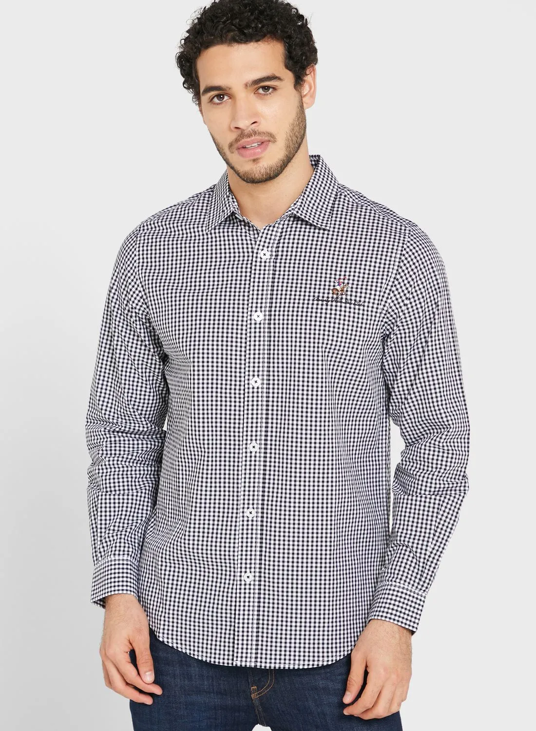 bhpoloclub Checked Regular Fit Shirt