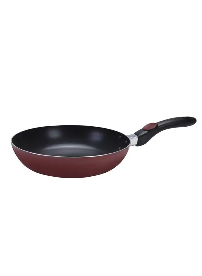 Royalford Frying Pan Maroon/Black Handle 22cm