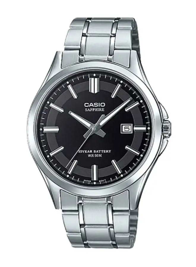 CASIO Stainless Steel Analog Wrist Watch MTS-100D-1AVDF