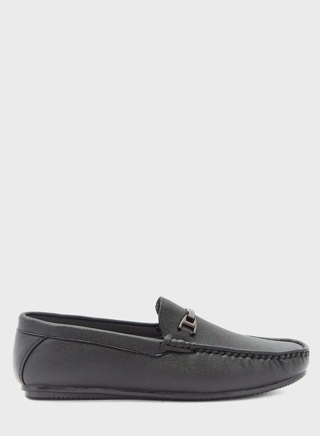 Robert Wood Trim Detail Casual Loafers