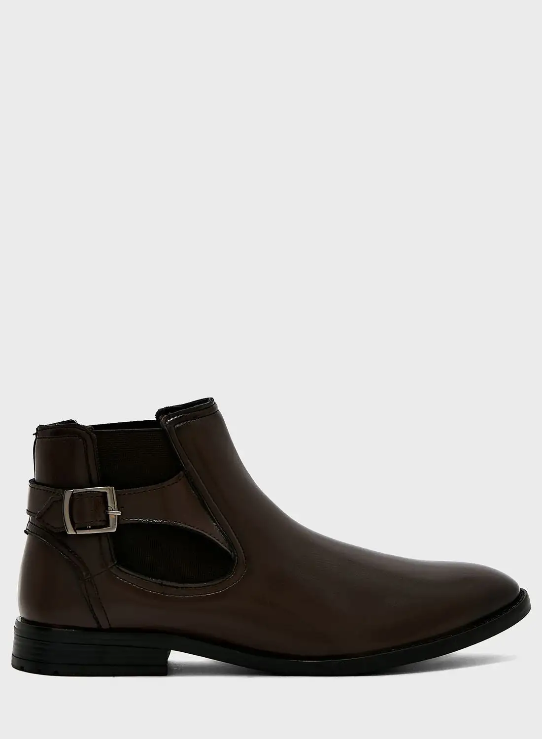 Robert Wood Buckle Detail Chelsea Boots