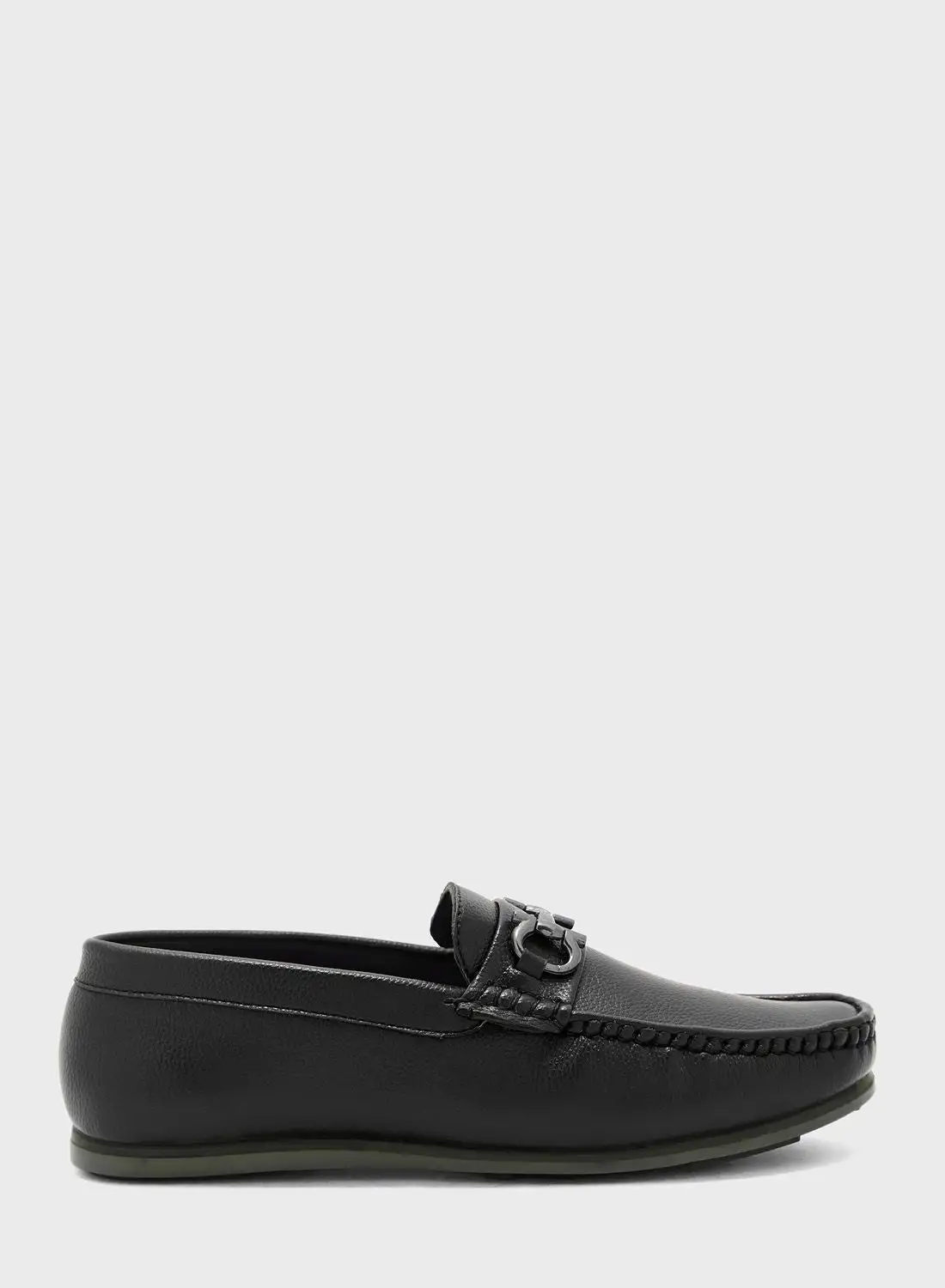 Robert Wood Trim Detail Loafers