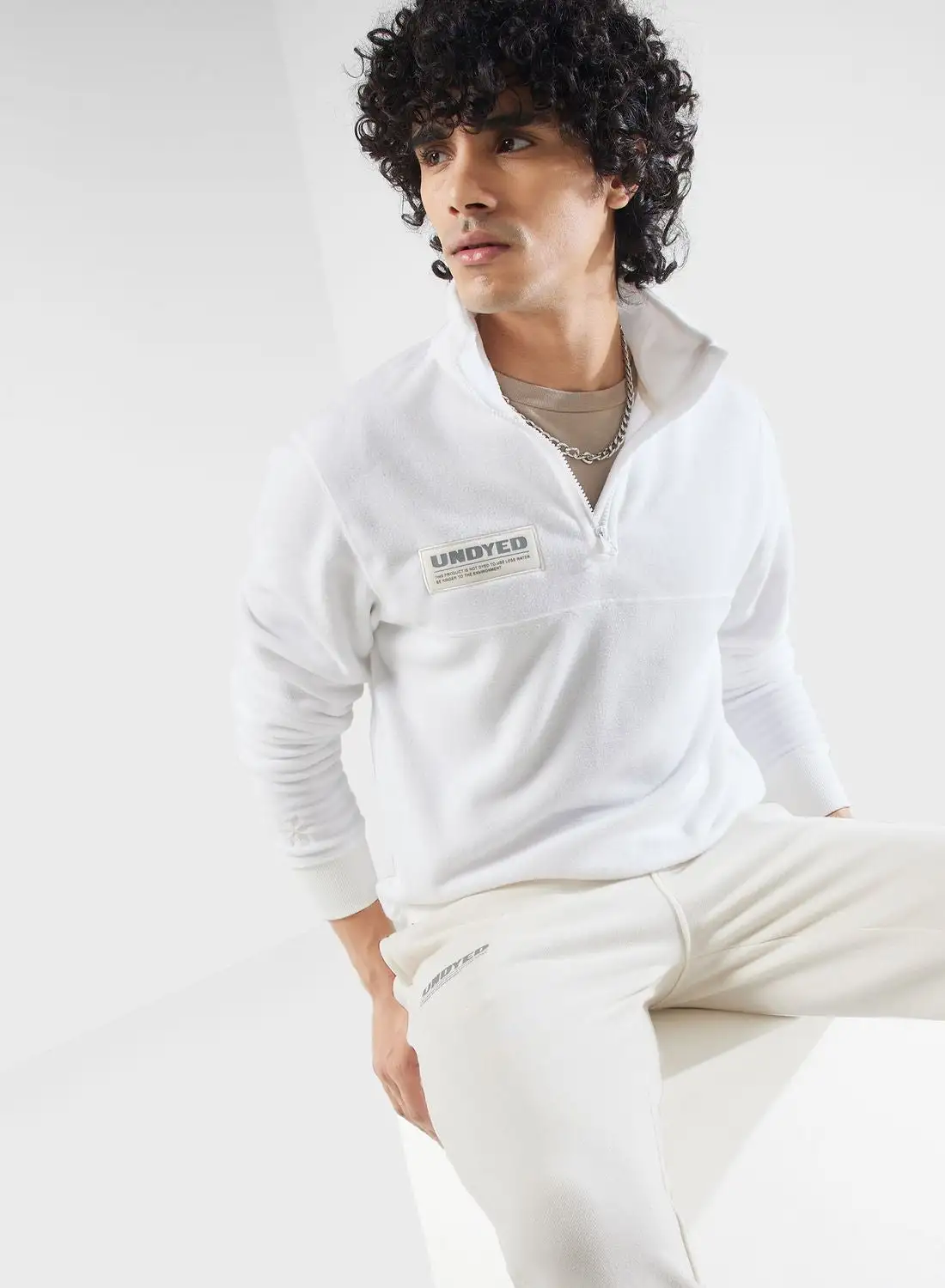 umbro Undyed 1/4 Zip Fleece