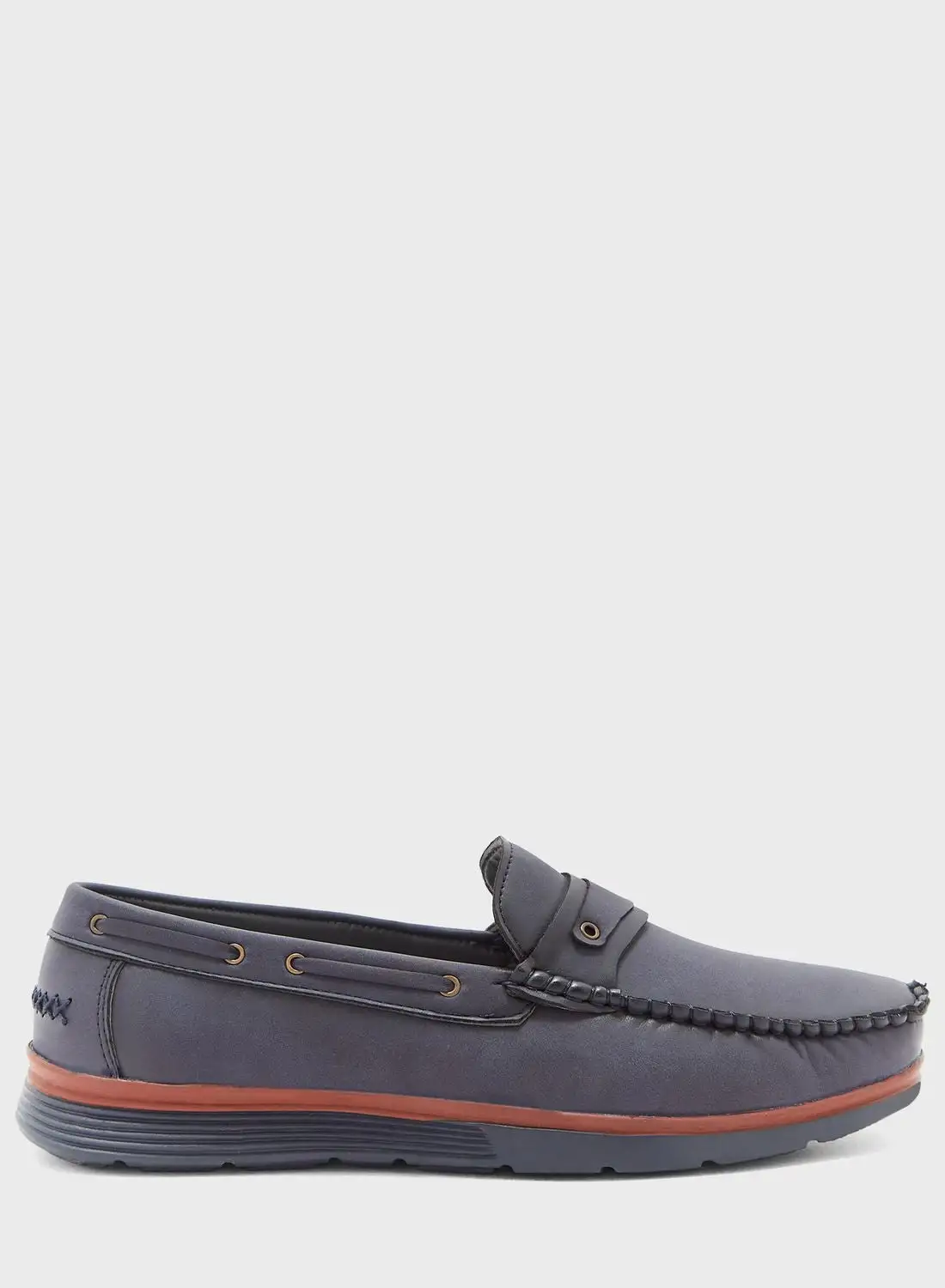 Robert Wood Casual Saddle Detail Loafers