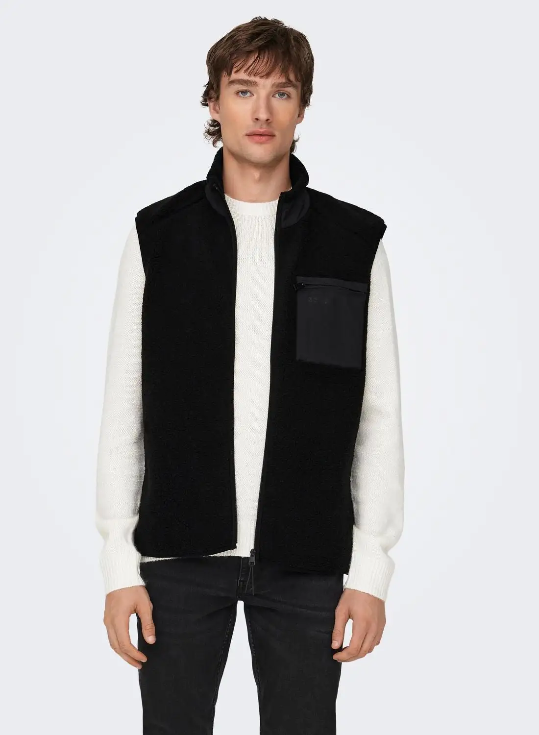 Only & Sons Zip Through Jacket