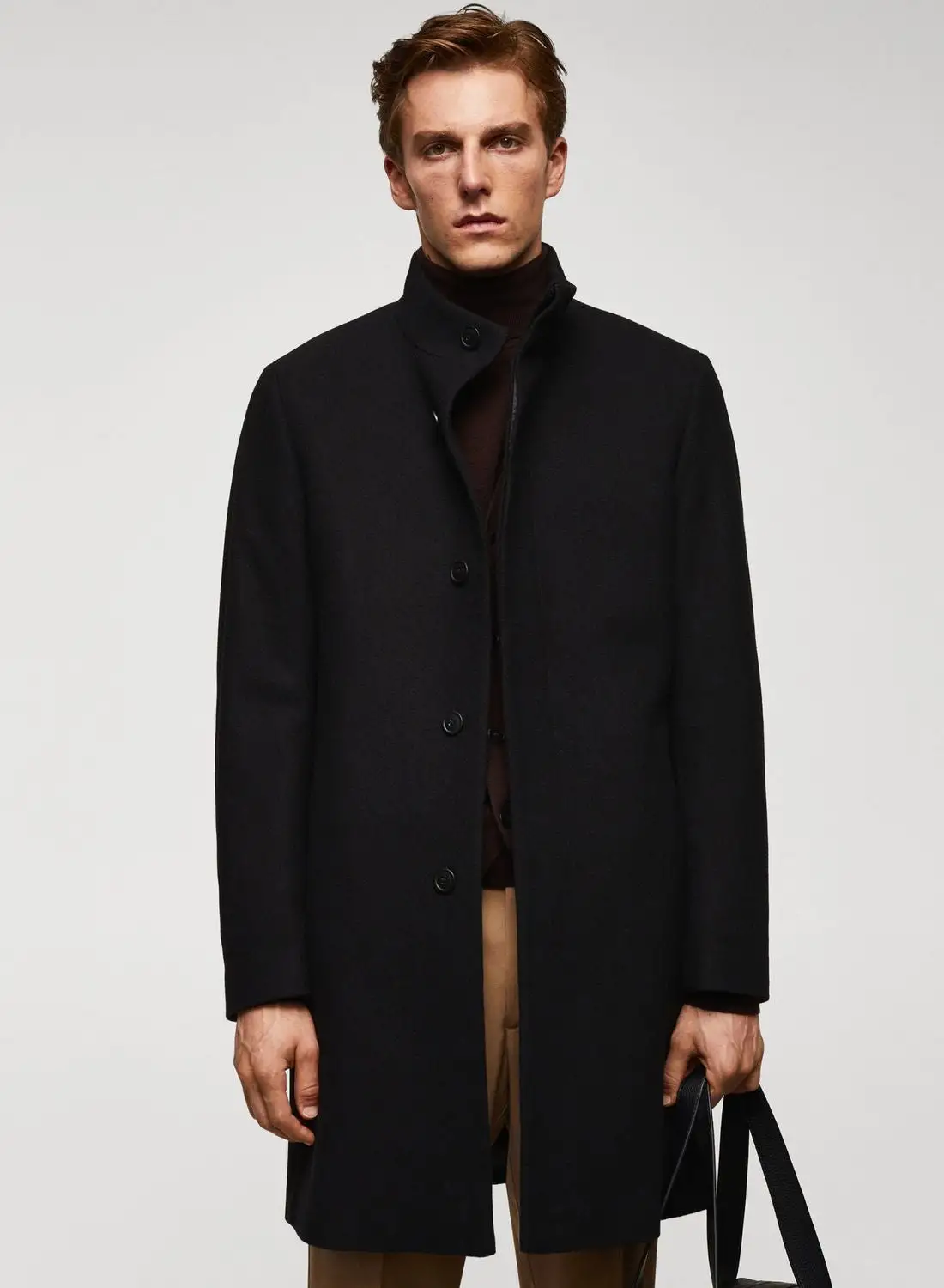 Mango Man Essential Longline Coat