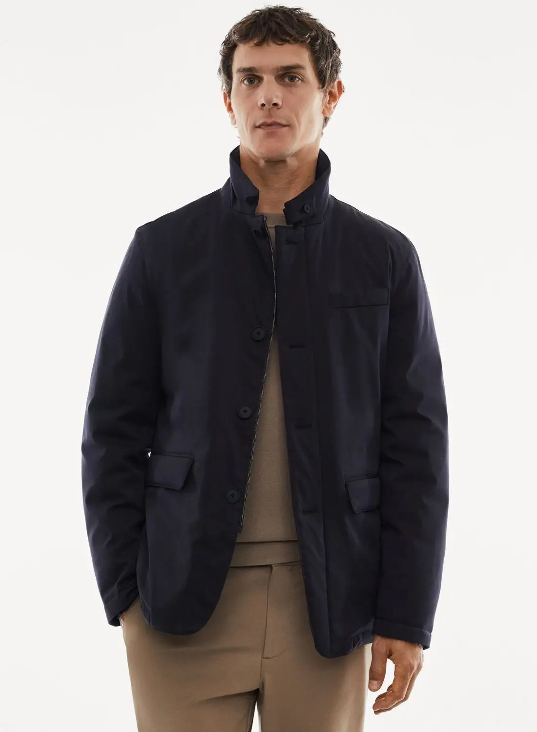 Mango Man Essential Water Repellent Jacket