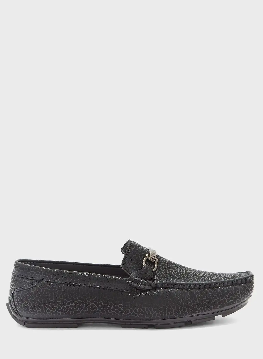 Robert Wood Trim Detail Casual Loafers